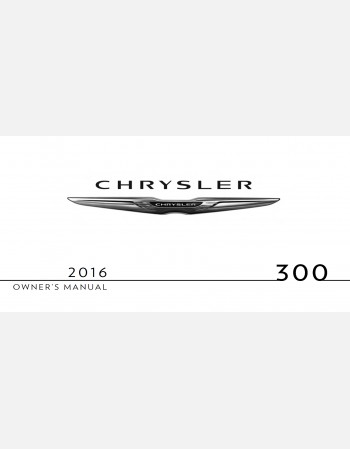 2016 chrysler 300 owners manual
